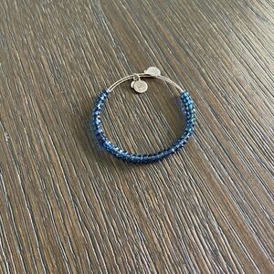 Alex and Ani Blue and Silver Bracelet